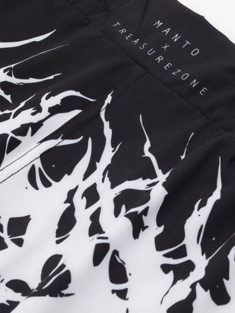 MANTO hybrid fightshorts treasure zone - BLACK